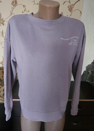 Свитшот утепленный коттоновый