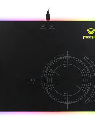Килимок для мишки з підсвічуванням rgb (36*26 см) meetion mt-p010