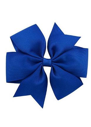 Детская заколка-бантик электрик, 1шт., размер бантика 8см