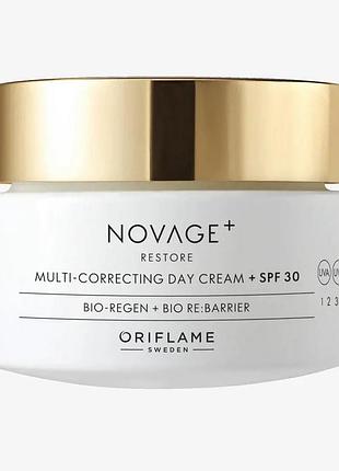Омолаживающий дневной крем spf 30 novage+ restore от oriflame