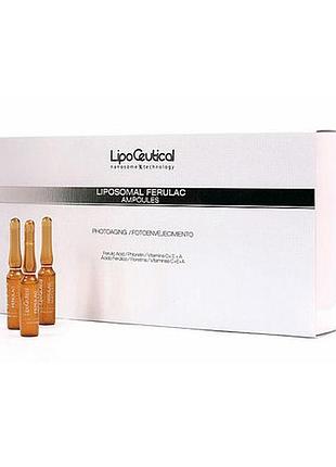 Ампули з феруловою кислотою в ліпосомах sesderma liposomal ferulac ampules 5x 2 мл