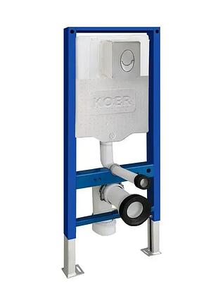 Инсталляция для подвесного унитаза koer kt-0503-01 500x126x1150mm с панелью смыва kt-0606-01 хром