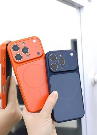 Чехол стеклянный с magsafe для iphone 17 pro, 17 pro max