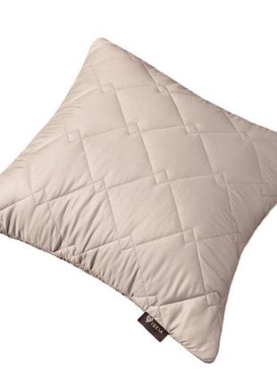 Подушка декоративная 45х45 стеганая качественная антиаллергическая, подушка 45*45 бежевый