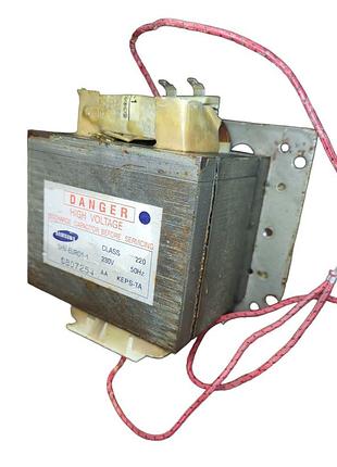 Трансформатор "shv-eur01-1" 73х90х75 мм для микроволновой печи "samsung" (б/у)