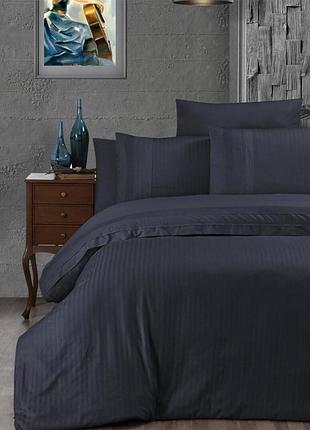 Двуспальный евро комплект first choice gala denim ранфорс премиум