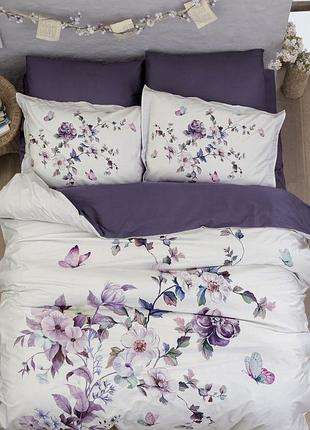 Односпальный комплект first choice martina purple сатин-digital