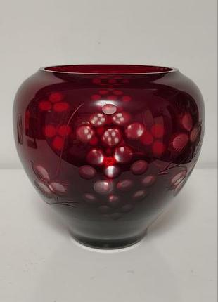 Винтажная ваза виноград.