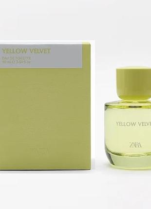 Zara yellow velvet eau de toilette 90 ml – туалетная вода для женщин