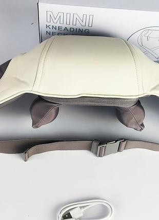 Масажер для шиї та спини moltis з тепловим глибоким масажем для полегшення болю