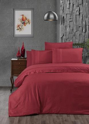 Двуспальный евро комплект first choice gala red ранфорс премиум