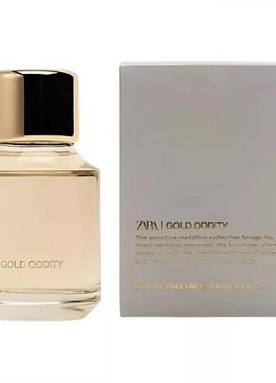 Парфюмированная вода zara gold oddity edp 100 мл (3.4 унции) (оригинал испания)