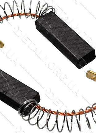 Щетки d4x15/18 кругл. стержень (без корпуса, без контакт.) (2 шт.) двигателя для пылесоса