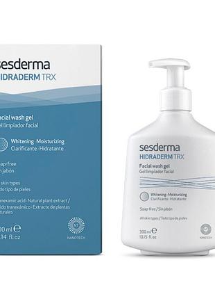 Сесдерма hidraderm trx гель для умывания sesderma hidraderm trx facial wash gel, 300 мл