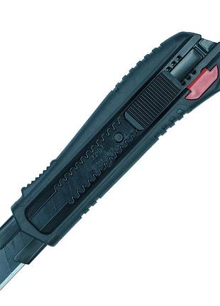 (23519) ніж пластиковий посилений, 25 мм, гум.встав., haisser