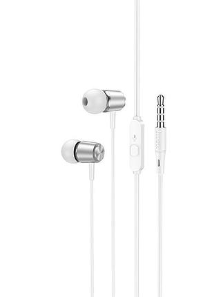 Наушники hoco spring metal universal earphones with mic m108