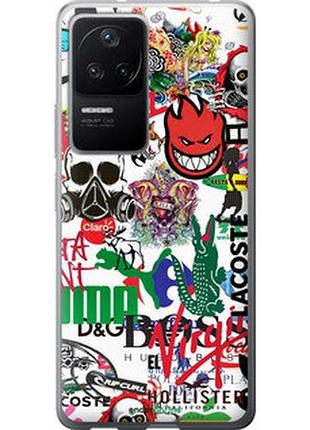Чохол на xiaomi poco f4 many different logos "4022u-3917-7673"