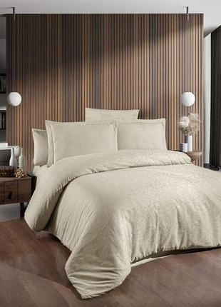 Двуспальный евро комплект first choice tecna champagne жаккард