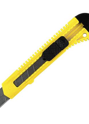 (23101) нож пластиковый, сегментов.лезвие в блистере сталь