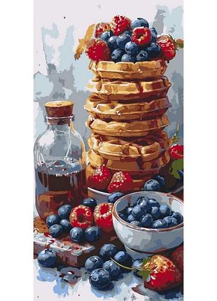 Картина по номерам "сладкие вафли" 12035-ac 40x80 см