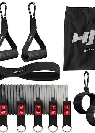 Набор резинок с эспандерами hop-sport hs-r060rt