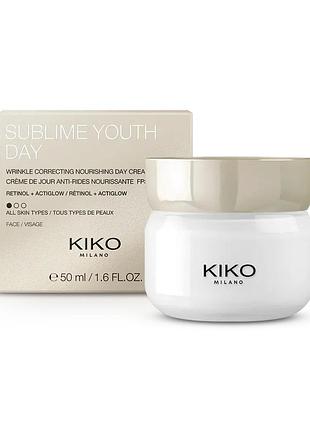Kiko milano sublime youth day cream антивозрастной дневной крем для лица с ретинолом, 50 мл