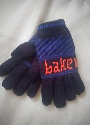 Перчатки двойные на флисе