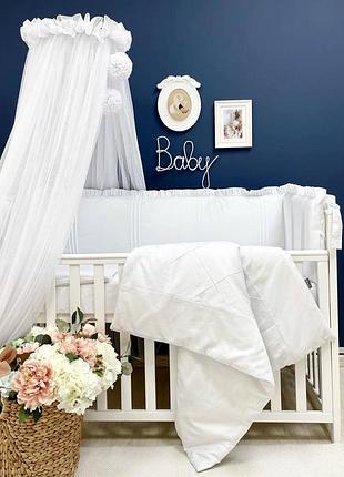 Комплект для новорожденного с защитой и одеялом dolce vita сатин