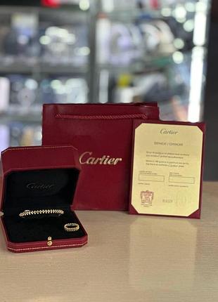 Кольцо cartier зубчики и браслет картье зубчики / картье комплект лимонное золото
