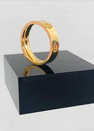 Cartier кольцо love в лимонном золоте / картье кольцо лимонное золото