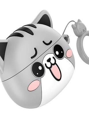 Навушники hoco ew48 true wireless stereo headset bt5.3, 30/300mah, 4h misty cat