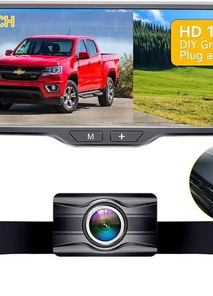 Автомобільна резервна камера rohent hd 1080p монітор 5-дюймова дзеркальна камера заднього, amazon, німеччина