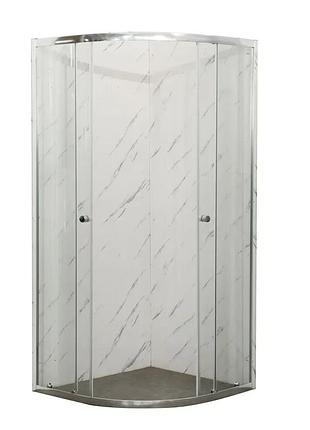 Душевая кабина без поддона mixxus premium diverse sc01-90x90x195-tr chrome прозрачное стекло 5мм