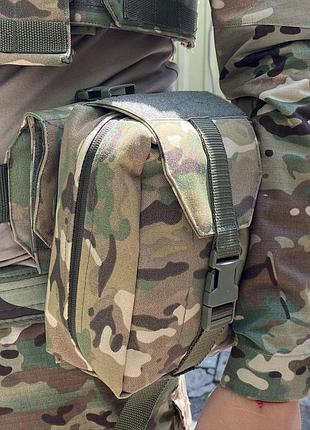 Тактическая аптечка быстросъемная сумка повышенной плотности cordura 1000d (украина)