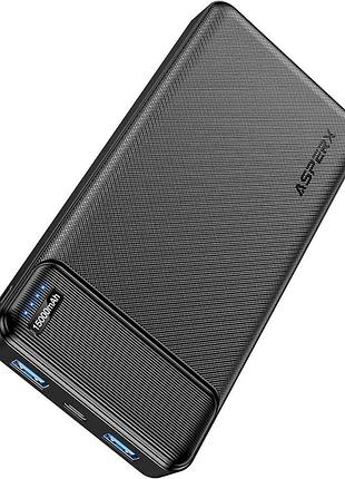 Powerbank повербанк power bank asperx 15000 mah 22,5 w black, amazon, німеччина