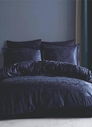 Двуспальный евро комплект fiesta sandra lacivert жаккард