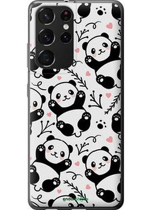 Чохол на samsung galaxy s21 ultra (5g) панді "4318u-2116-7673"