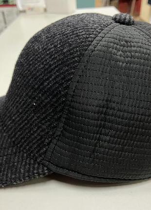 Бейсболка комбинированная из ш драпа и плащёвки размер 56 57-58 см в ёлочку