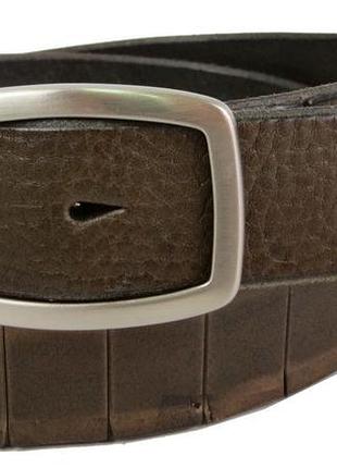 Женский кожаный ремень farnese, италия, коричневый