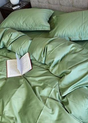 Fresh greens, turkish satin (полуторний) сім. на рез.