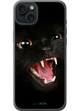 Чохол на iphone 15 plus чорна кішка "932u-3097-7673"