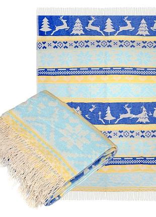 Плед хлопок 140х200см рождественская коллекция ярослав диз.5/1