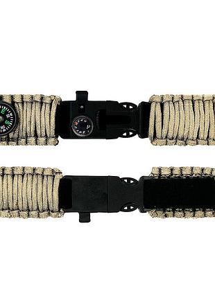Ремешок паракордовый многофункциональный khaki new