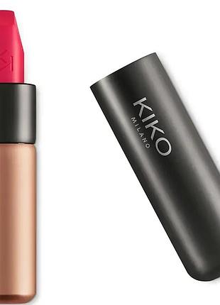 Губная помада матовая kiko milano velvet passion matte lipstick 310 strawberry red