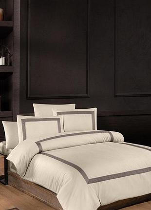 Двуспальный евро комплект first choice belezza cappuccino сатин