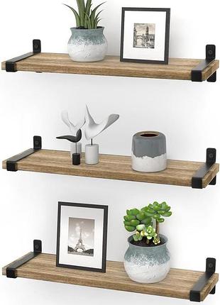 Gronda рустикальные плавающие полки, деревянная настенная полка, amazon, германия