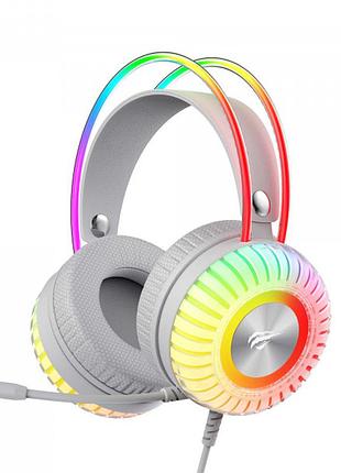 Игровые наушники с микрофоном havit hv-h2046u plug usb 7.1