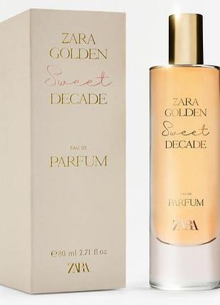 Парфюмированная вода zara golden sweet decade edp 80 мл (2.7 fl. oz.)