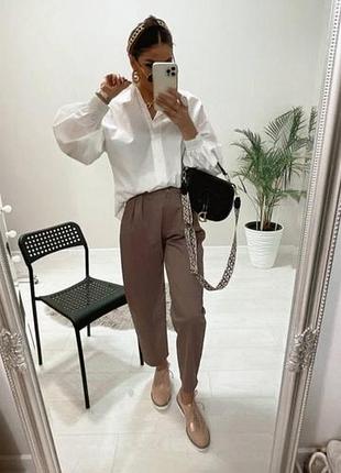 Шоколадные брюки 42-44