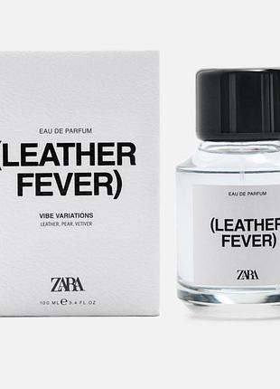 Парфюмерная вода zara (leather fever) для женщин и мужчин, 100 мл